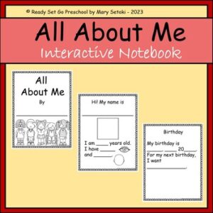 All About Me Interactive Notebook