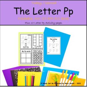 The Letter Pp Foldable Book Plus 10 Activity Pages