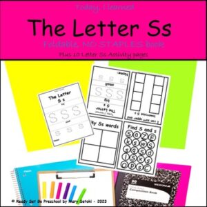 The Letter Ss Foldable Book Plus 10 activity pages