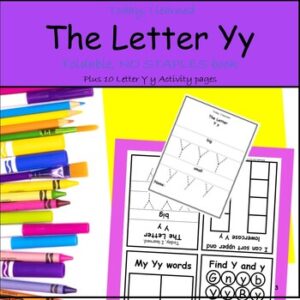 The Letter Y Foldable Book