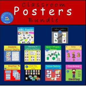 Fun circle time ideas start with great classroom posters