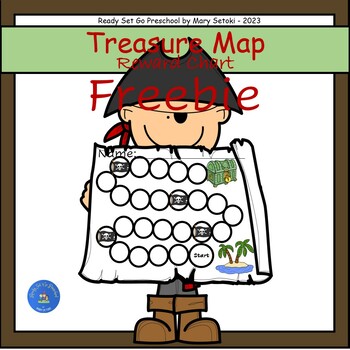 Preschool goals Treasure Map reward chart