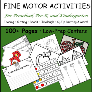 Fine Motor Activities for Preschool, Pre-K & Kindergarten | Low-Prep Centers
